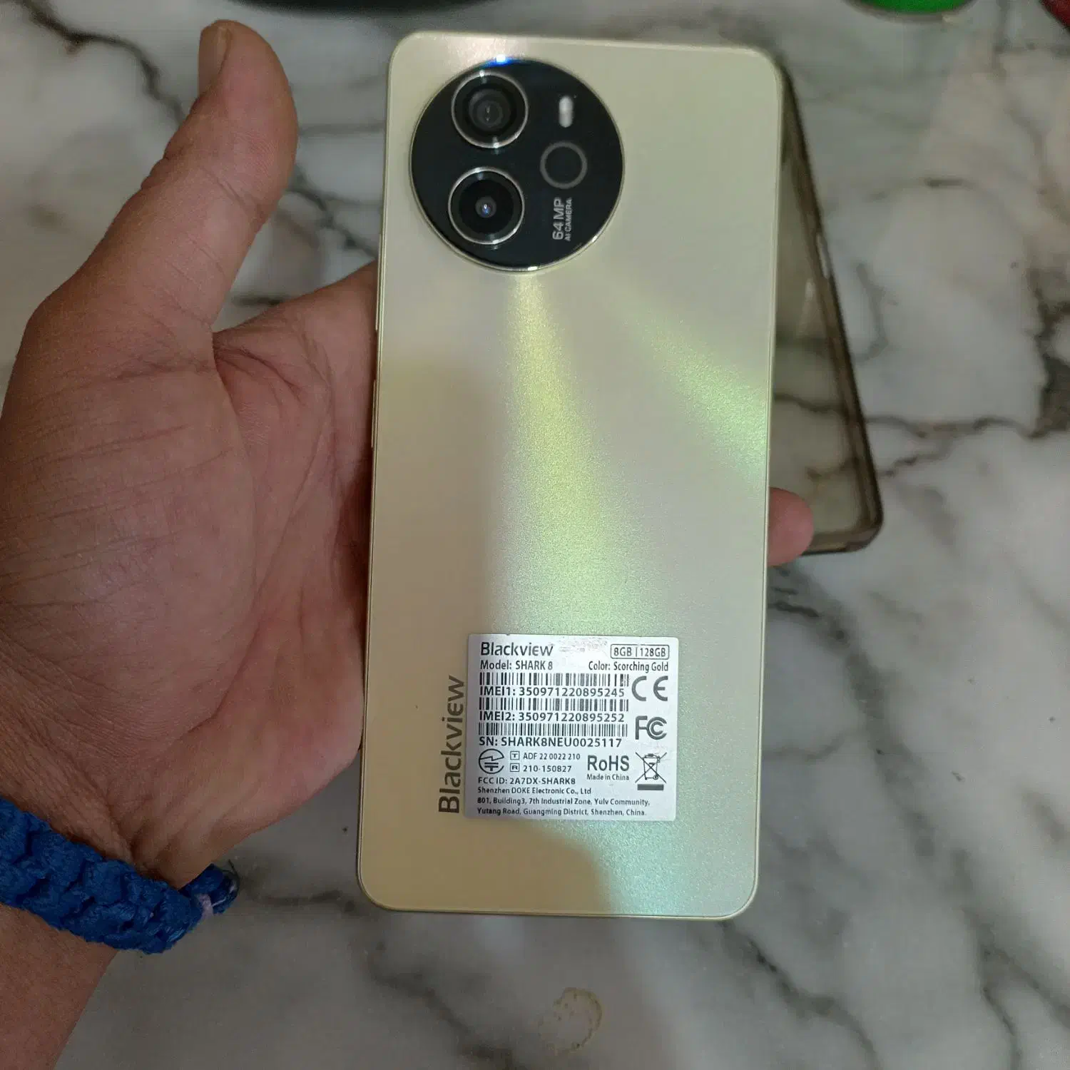 گوشی گیمینگ بلک ویو شارک ۱۲۸ گیگ رم ۸+۸|موبایل|هشتگرد, شهرک فرهنگیان|دیوار