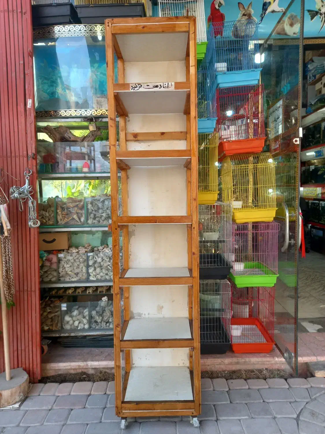 قفسه چوبی، برای جفت کن کبوتر|لوازم جانبی حیوانات|نوشهر, |دیوار