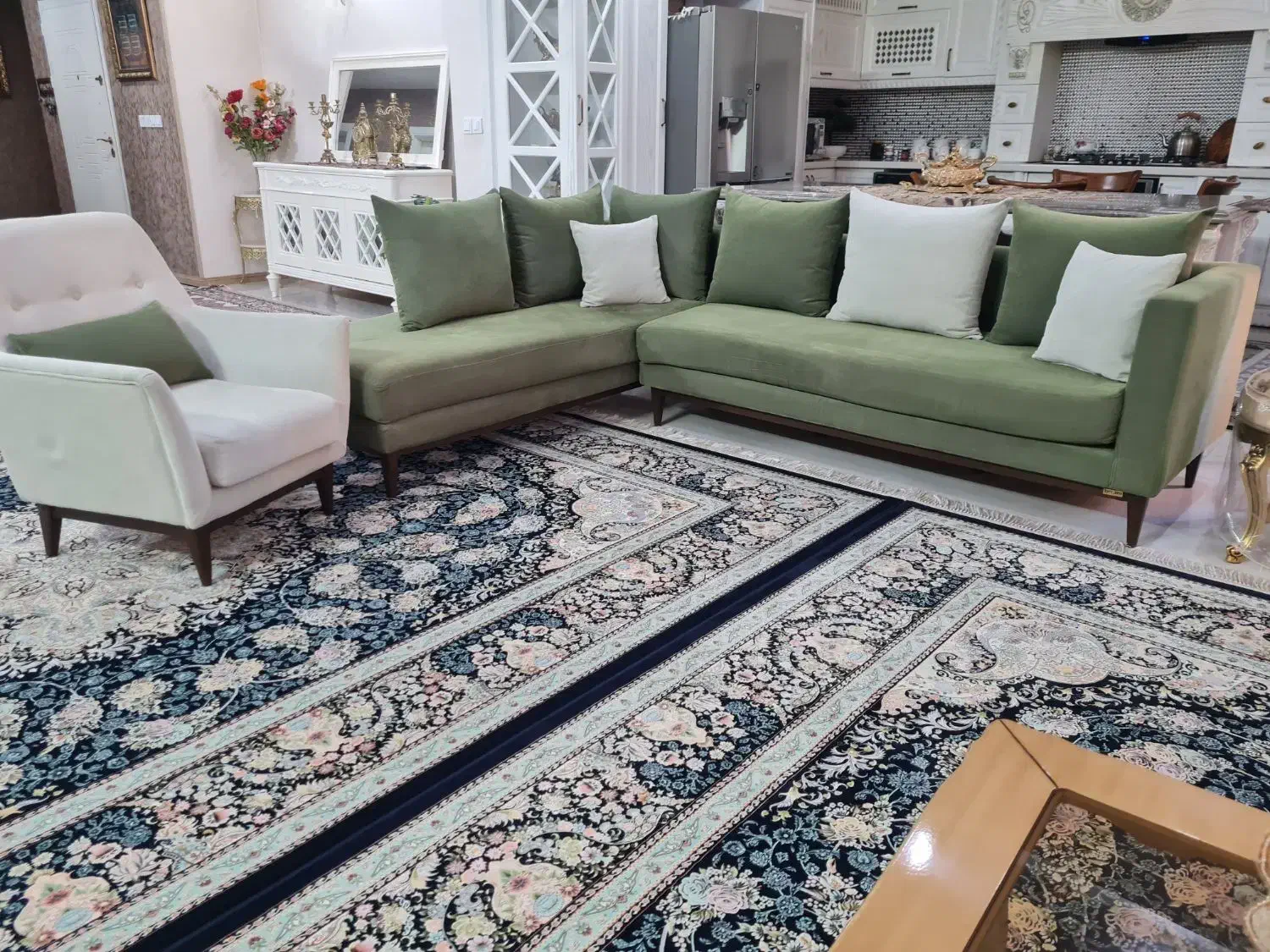 مبل ۷نفره راحتی ال|مبلمان خانگی و میز عسلی|مشهد, بهاران|دیوار