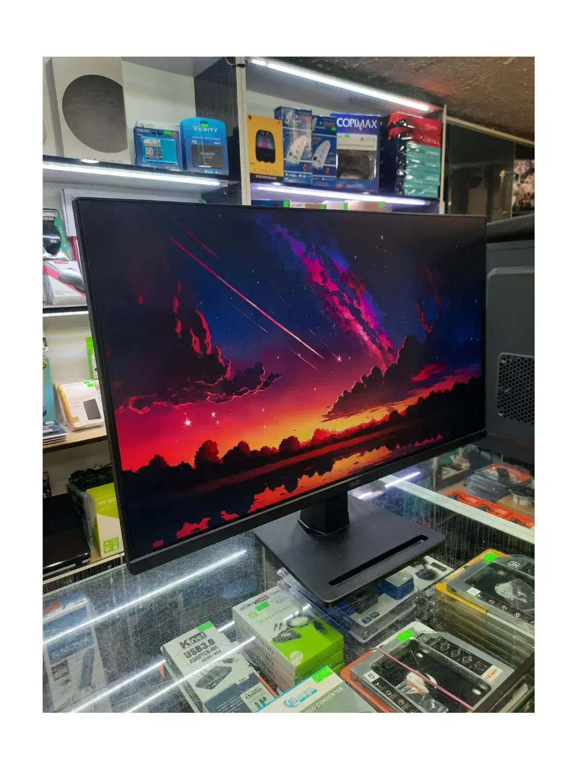 مانیتور MSI 27 INCH 100Hz در حد نو+ 7ماه گارنتی|قطعات و لوازم جانبی رایانه|تهران, امامت|دیوار