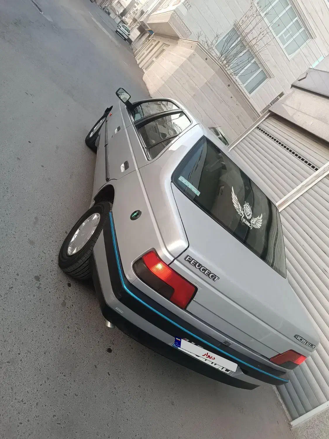 پژو405 نقره‌ای مدل۸۸ دوگانه کارخانه|خودرو سواری و وانت|مراغه, |دیوار