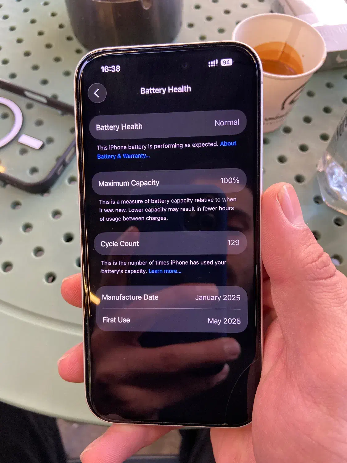 ایفون ۱۶ نرمال سفید ۱۲۸|موبایل|گرگان, |دیوار