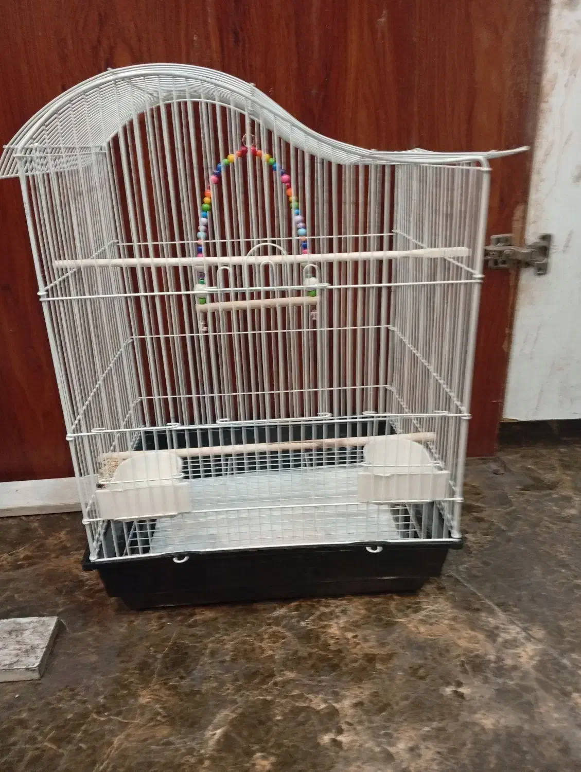 2تاقفس پرنده یدونه نوویکی استفاده شده|لوازم جانبی حیوانات|کیش, |دیوار