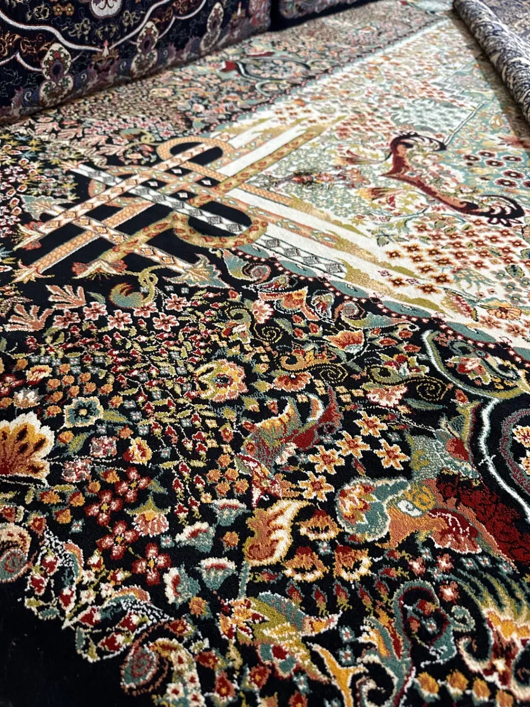 قالی ۱۲ متری|فرش|گرگان, |دیوار