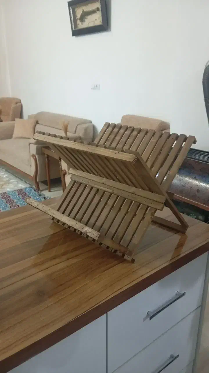 استند چوبی ظرف|آبچکان و نظمدهنده ظروف|مشهد, توس (بلوار توس)|دیوار