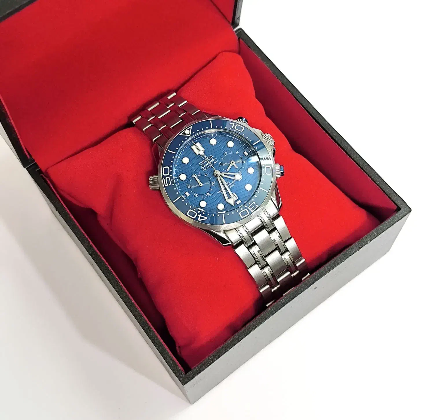 ساعت مچی امگا سی مستر صفحه سورمه ای|ساعت|مشهد, فرهنگ|دیوار