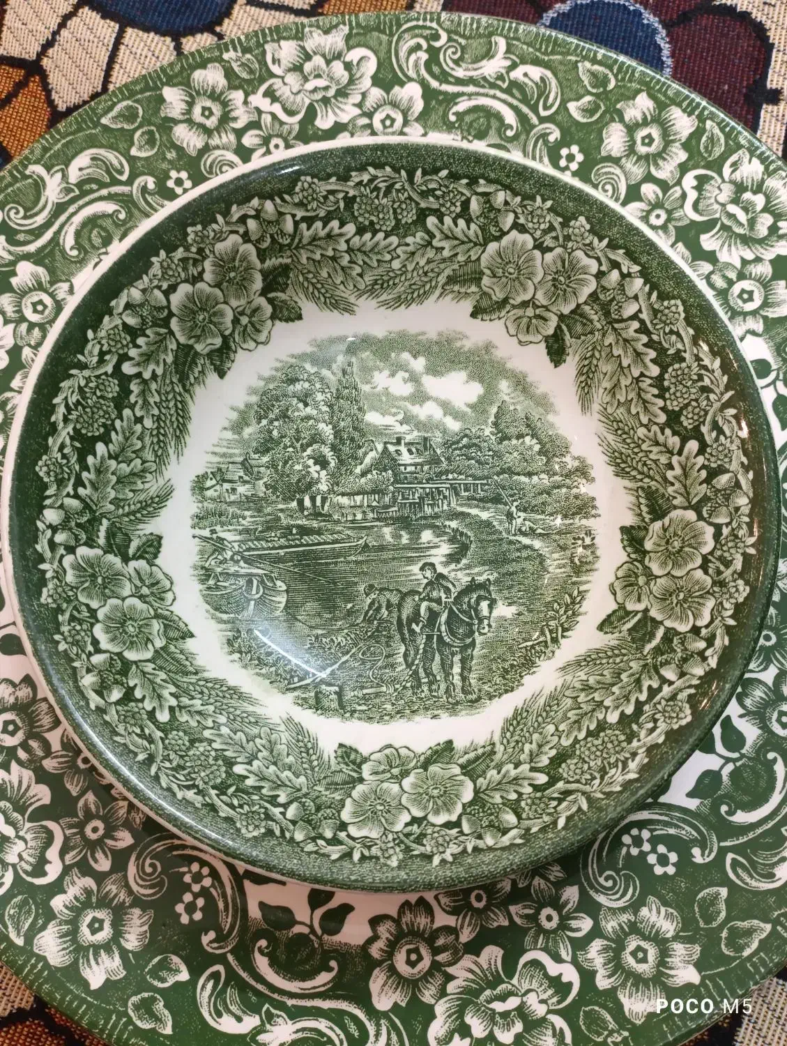 بشقاب کاسه انگلیسی|صنایع دستی و سایر لوازم تزئینی|قم, عمار یاسر|دیوار