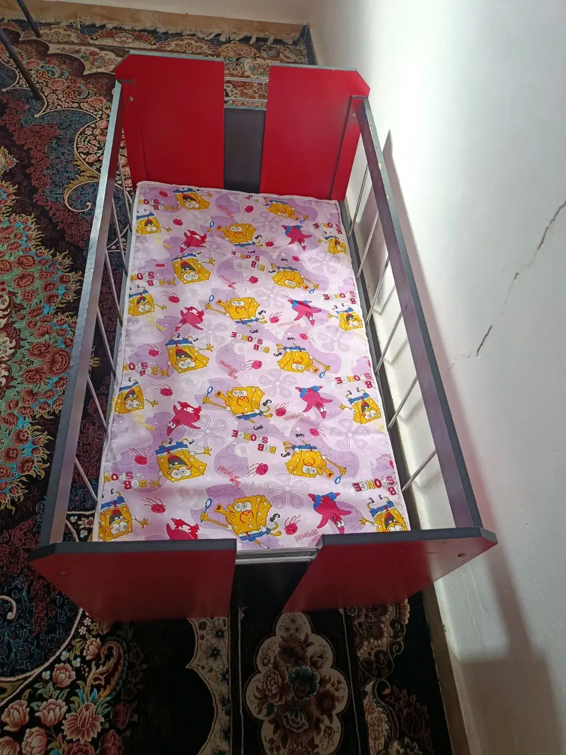 تخت کودک اسپرت|تشک تختخواب|اهواز, منبع اب|دیوار