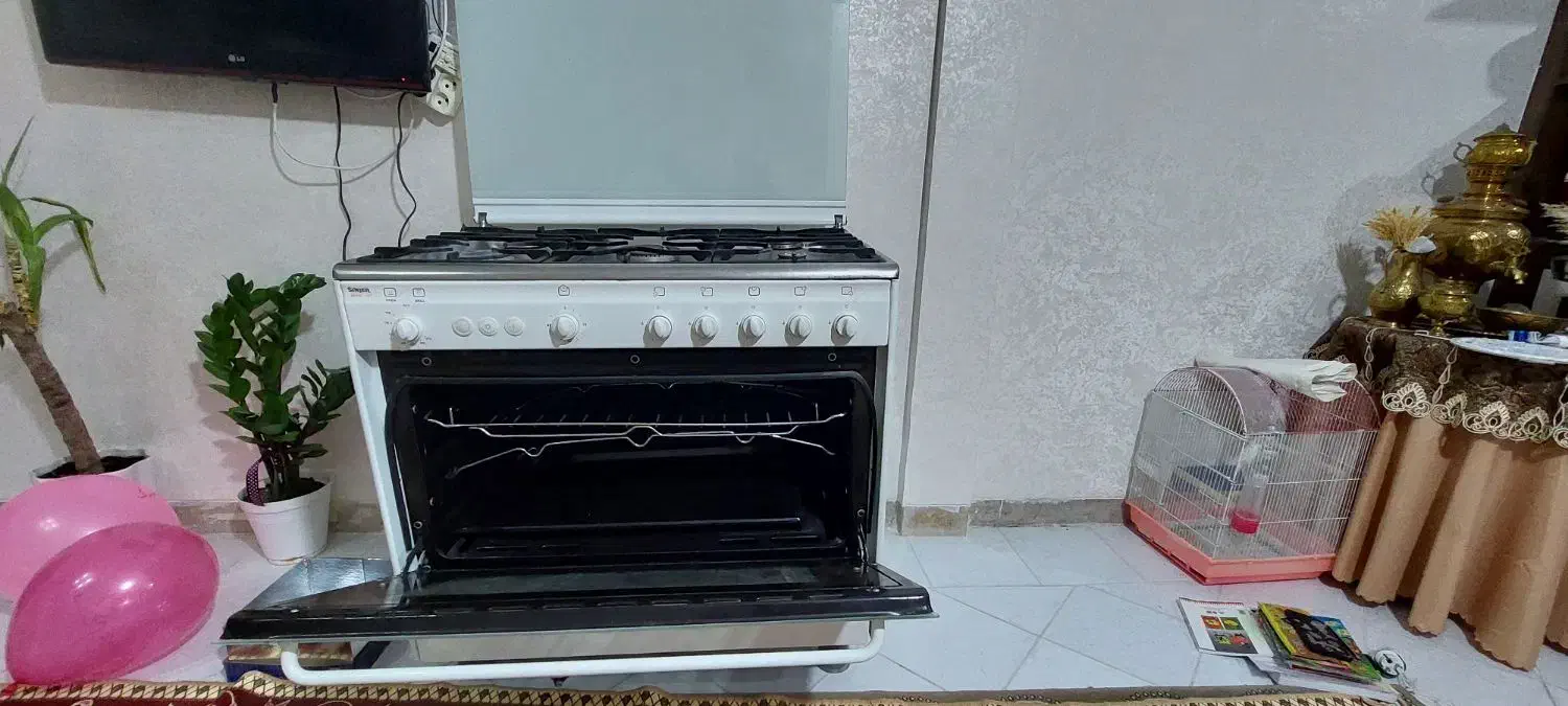 اجاق گاز 5 شعله فر دار|اجاق گاز و لوازم برقی پختوپز|سمنان, |دیوار