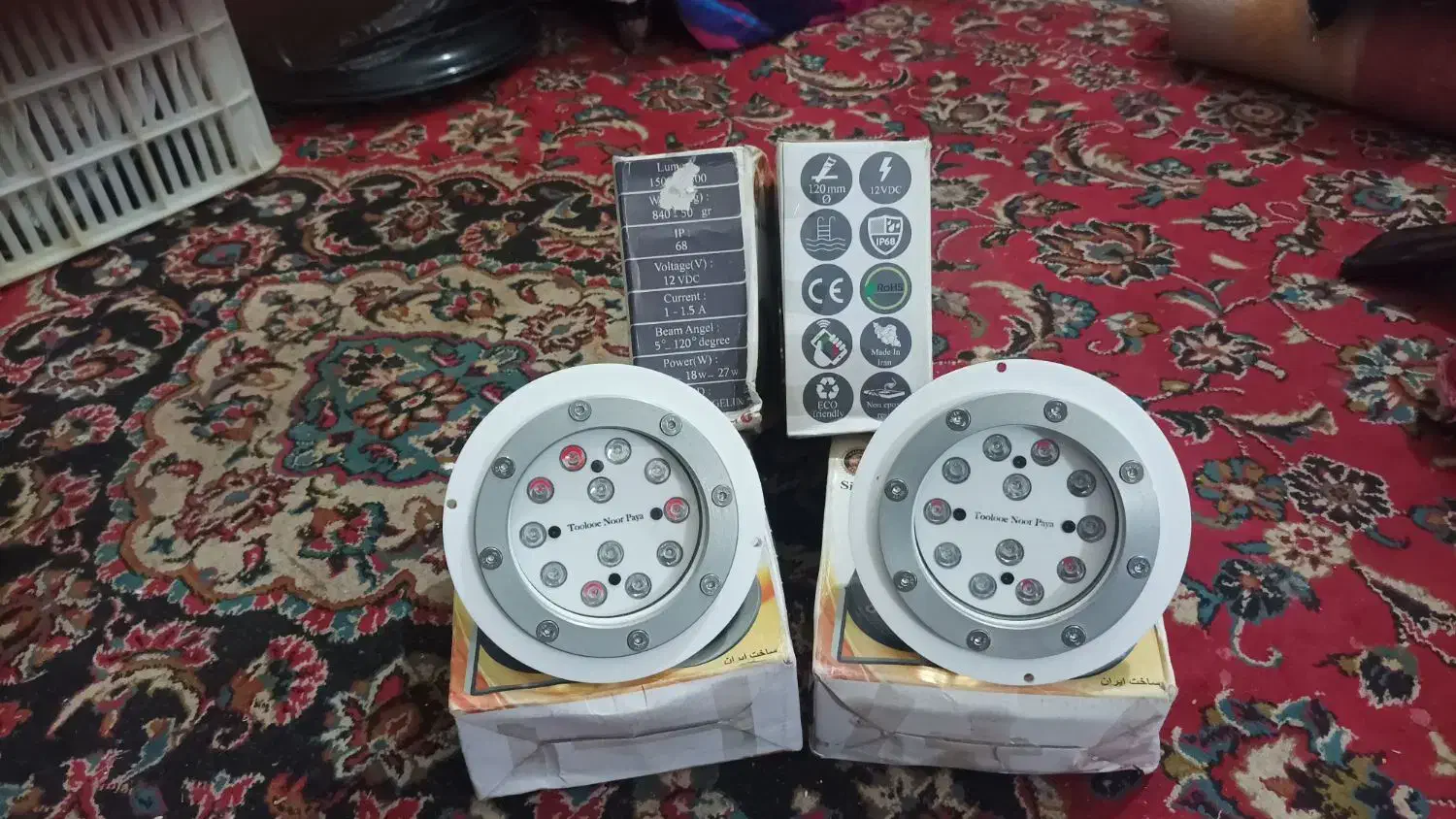 ال ای دی استخر ضدآب|لامپ و چراغ|مشهد, اروند|دیوار