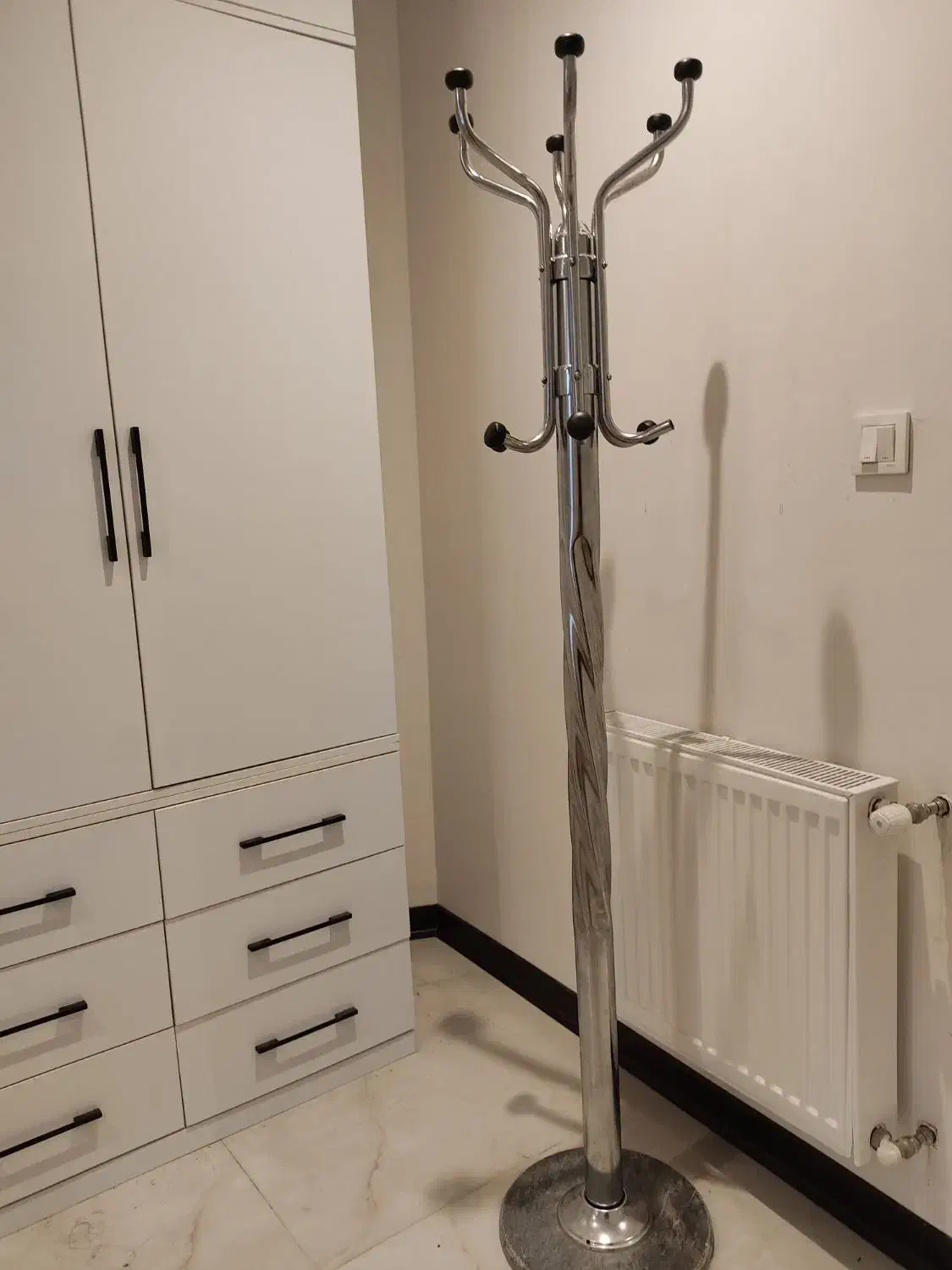 چوب لباسی استیل|جاکفشی، کمد، دراور|تهران, اسکندری|دیوار