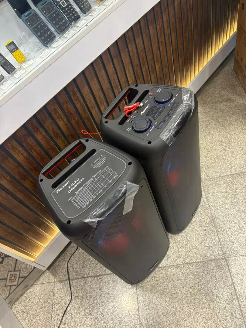 اسپیکر دوقلو پارتی باکس موبایل رسانه کرمان|سیستم صوتی خانگی|کرمان, |دیوار