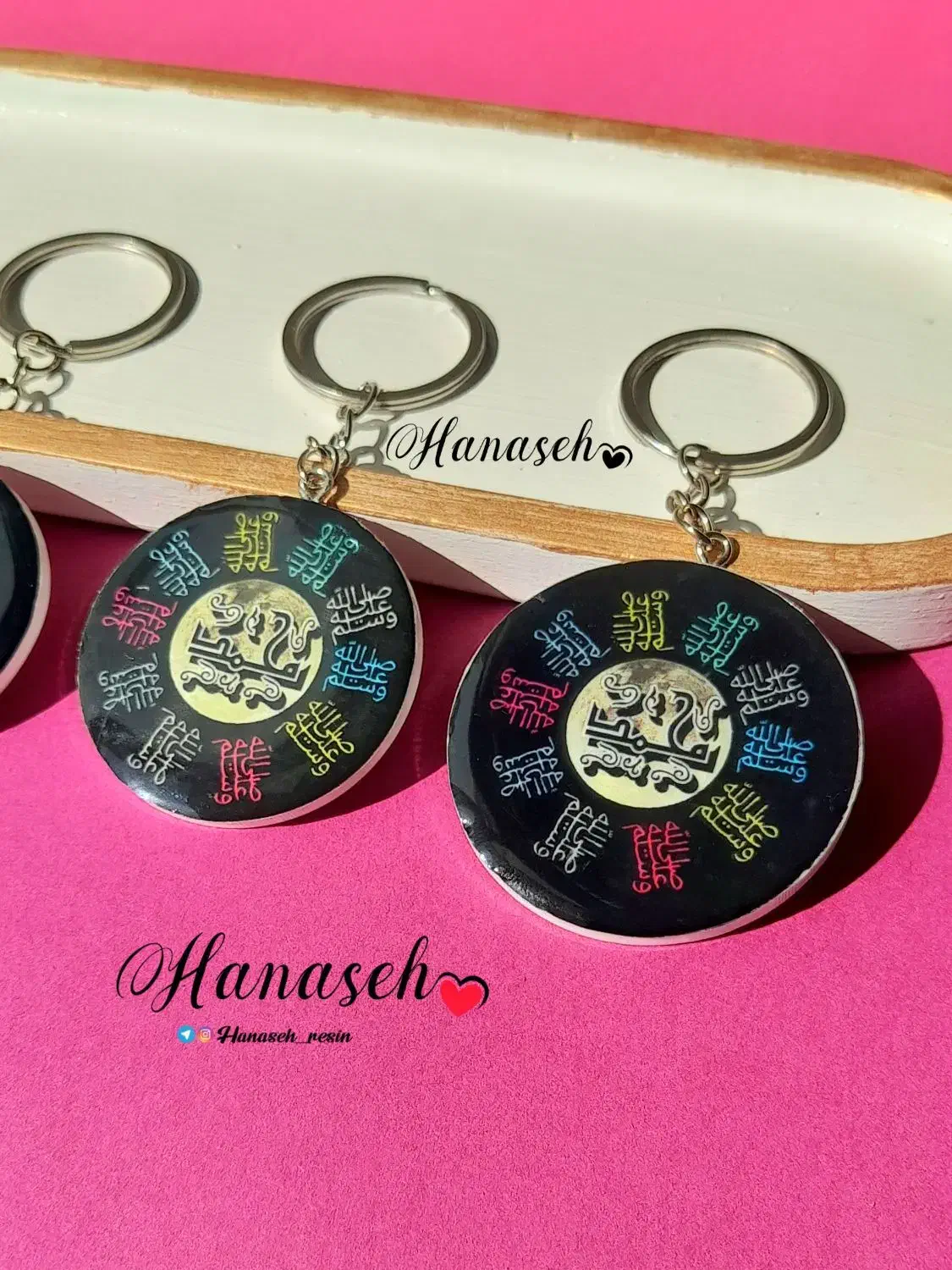 پلاک‌های رزینی دستساز|زیورآلات و اکسسوری|سرپل ذهاب, |دیوار