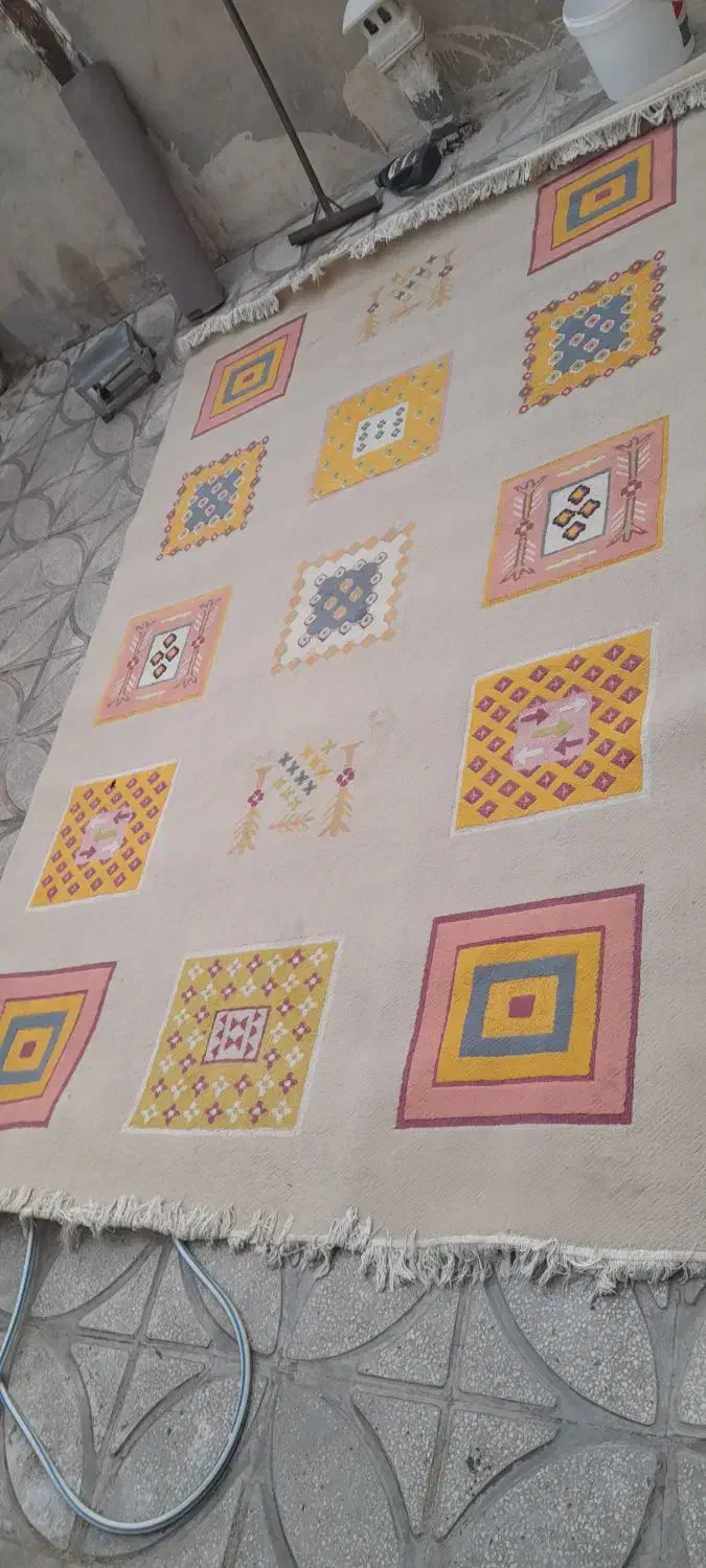 گلیم فرش ۶متری|گلیم، جاجیم، گبه|کرمانشاه, |دیوار
