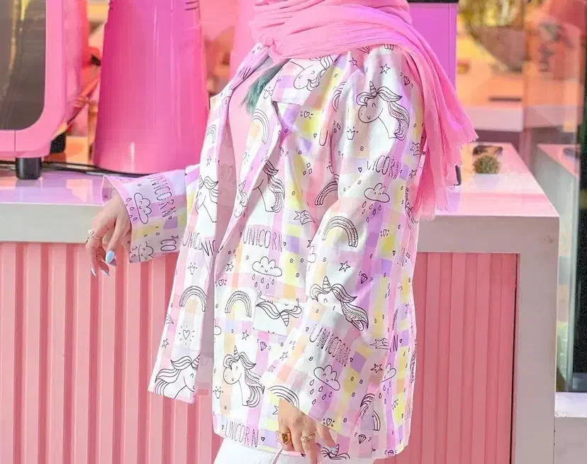 کت چارخونه یونیکورنی نگین دار|لباس|قم, حنیف نژاد|دیوار