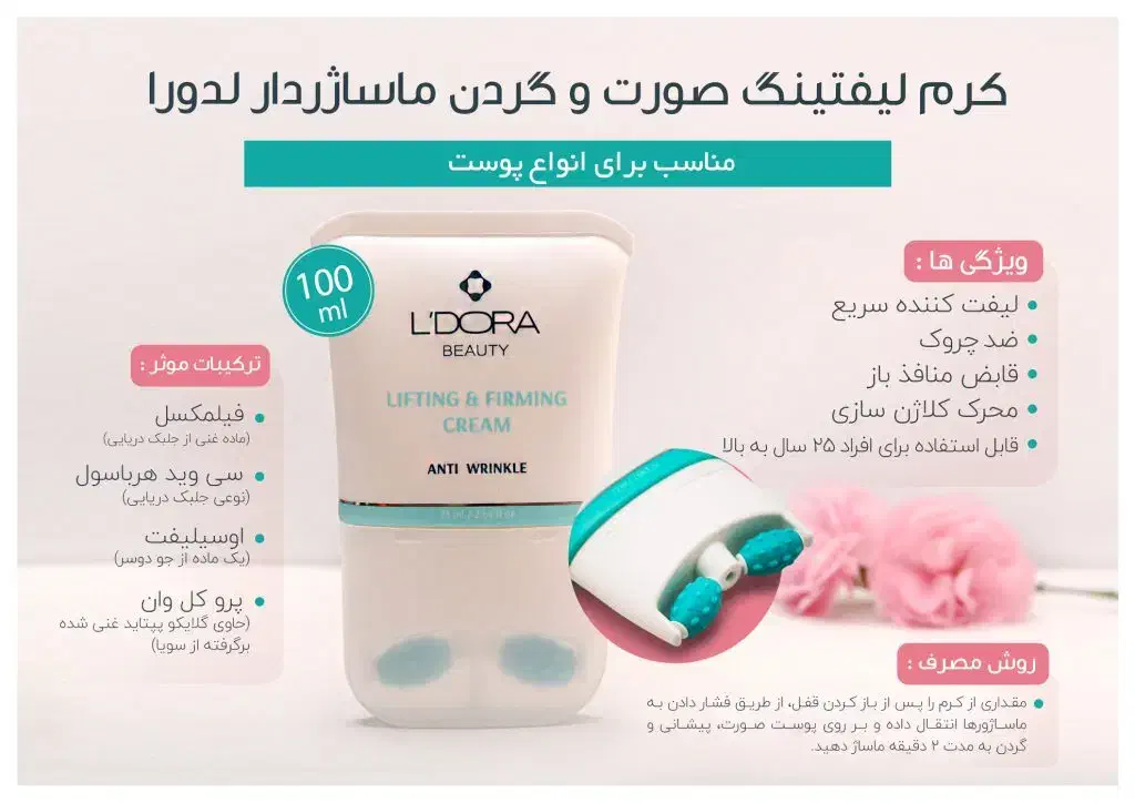 کرم لیفتینگ ماساژوردار لدورا با تخفیف فوق العاده|آرایشی، بهداشتی، درمانی|نوشهر, |دیوار