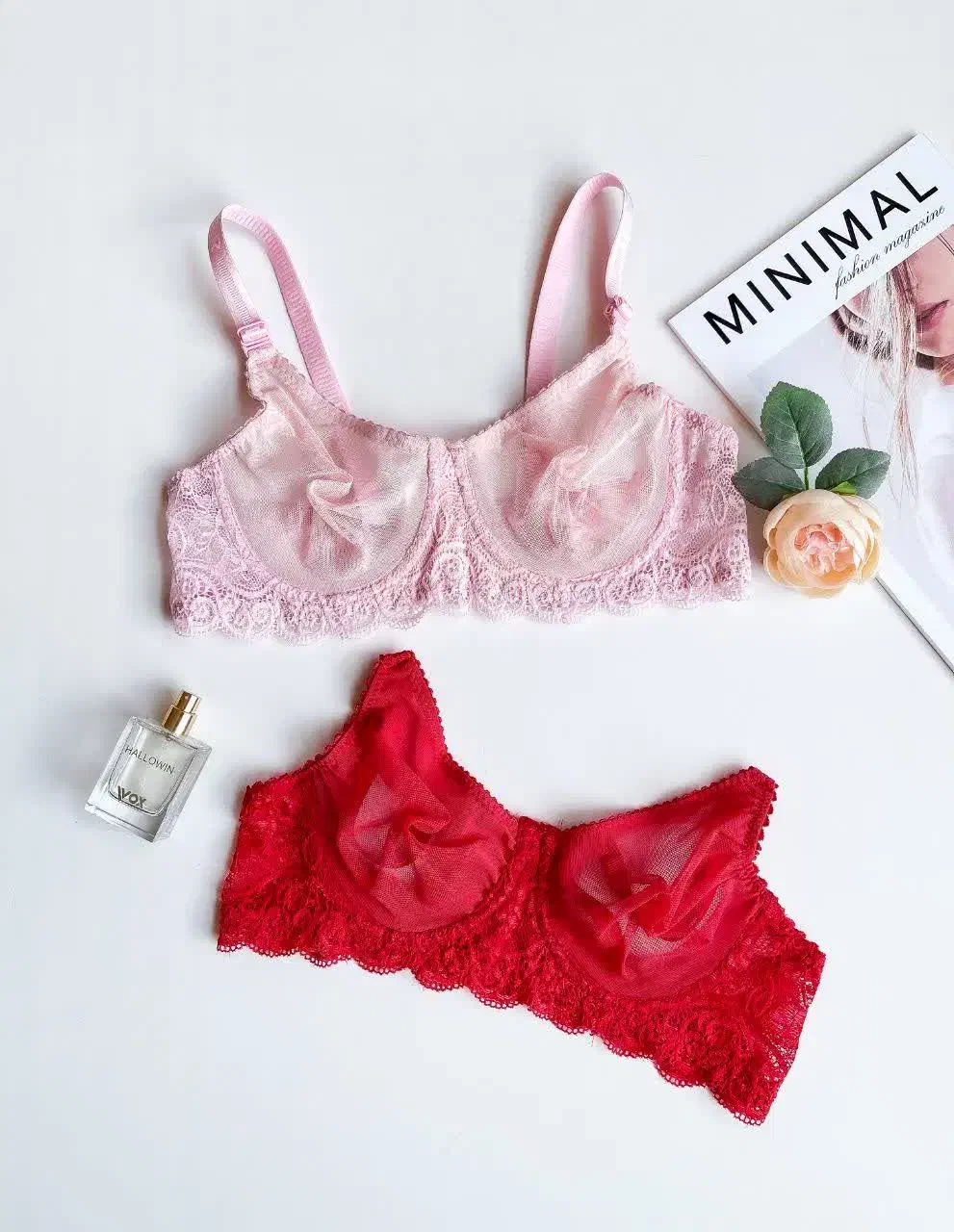 سوتین تک و ست دانتل مخمل|لباس|قم, دورشهر|دیوار