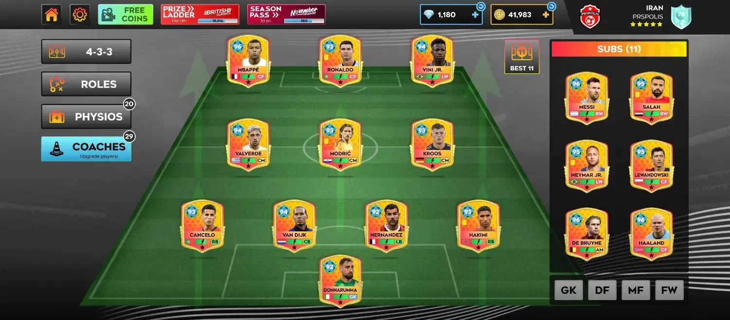 فوتبال DLS|کنسول، بازی ویدئویی و آنلاین|بهبهان, |دیوار