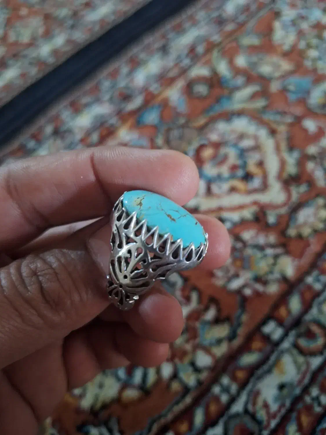 انگشتر فیروزه|جواهرات|باوی, |دیوار