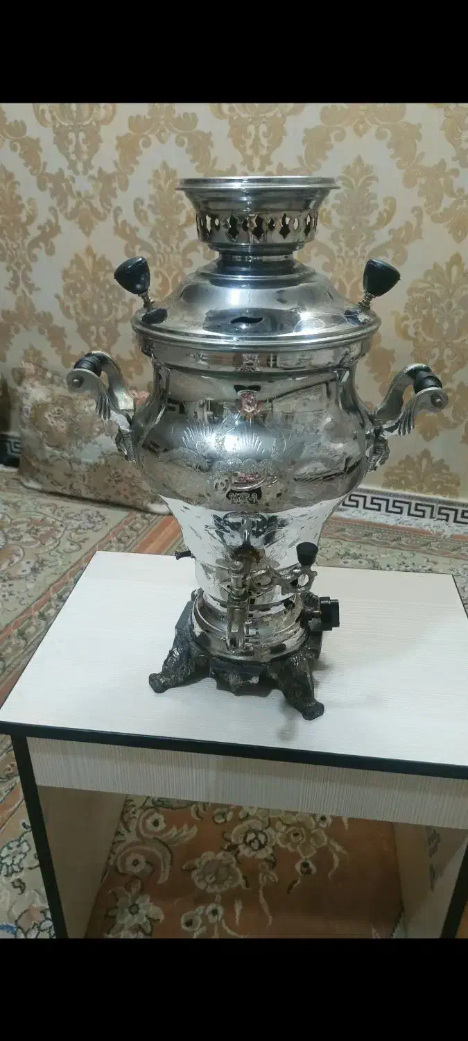 سماور گازی مارک طوفان چهار لیتری در حد نو|سماور، چای‌ساز، قهوه‌ساز|تهران, شهرک استقلال|دیوار