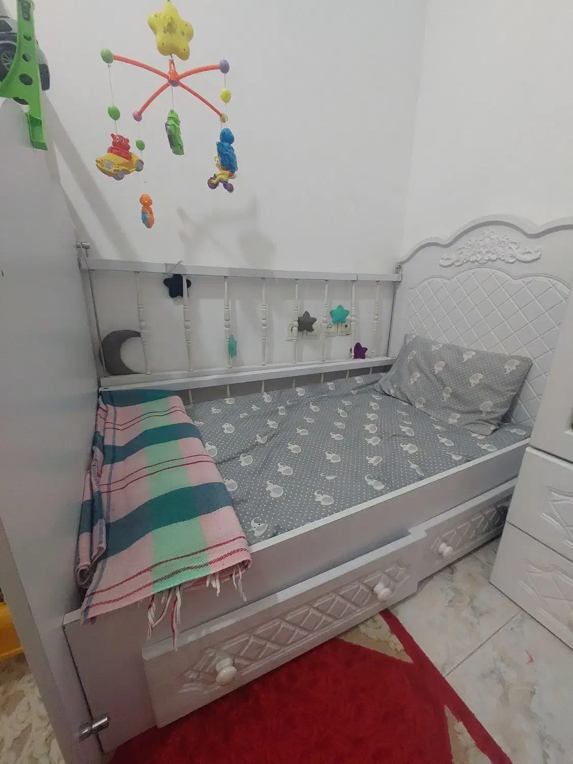 تخت کودک|اسباب و اثاث بچه|رباطکریم, رباطکریم|دیوار