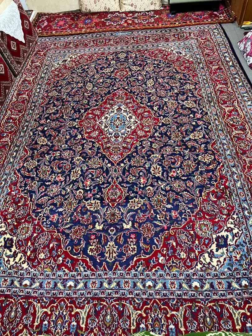 فرش مشهد ۱۲ متری  دستباف کاملا صحیح و سالم|فرش|بناب, |دیوار