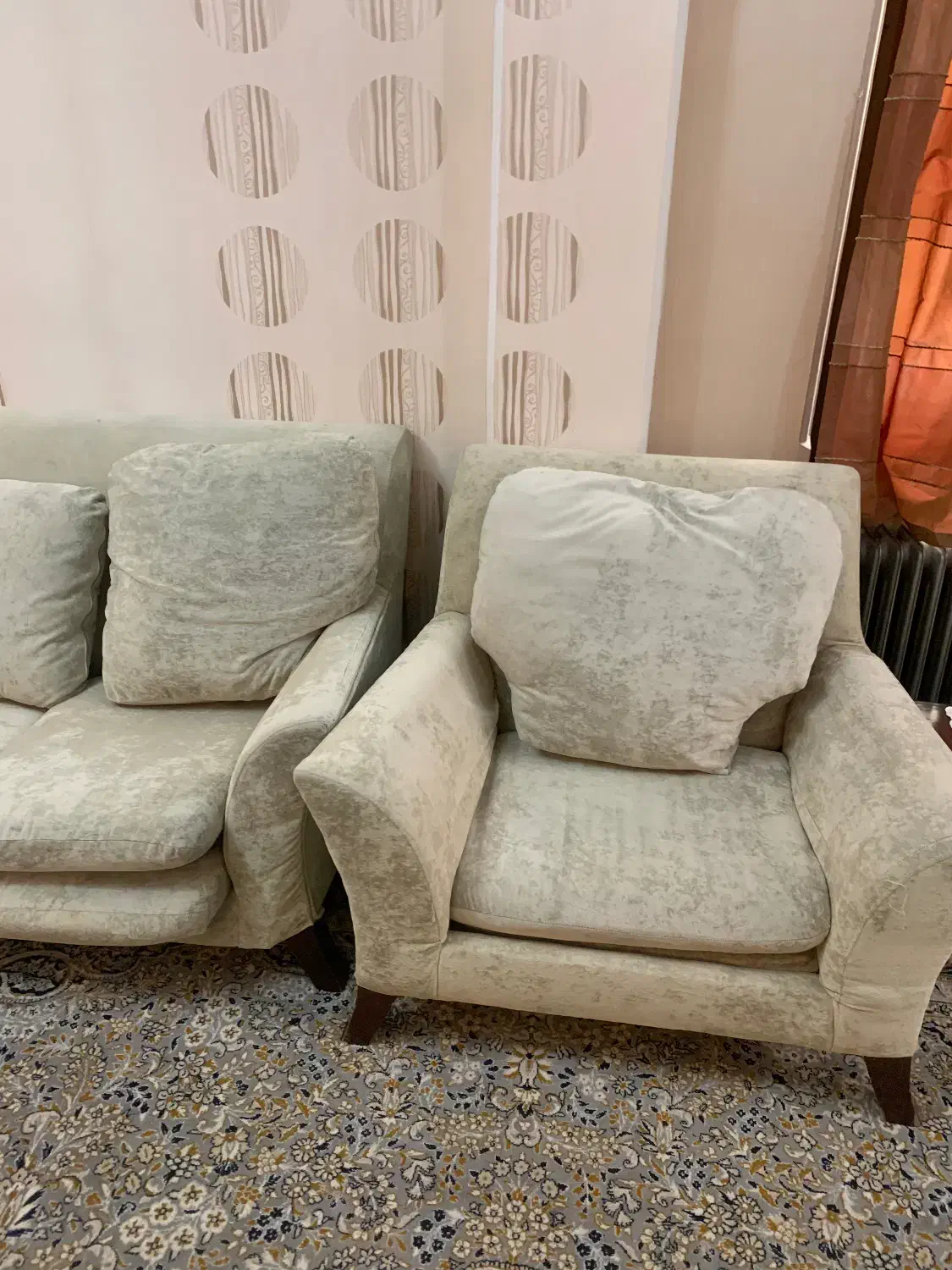 مبل راحتی چهارنفره|مبلمان خانگی و میز عسلی|کلاردشت, |دیوار