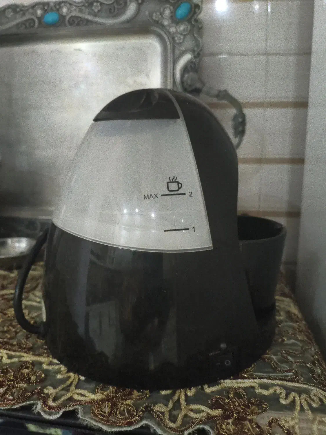 قهوه ساز فلر با دو عدد فنجان فقط 650 هزار|سماور، چایساز، قهوهساز|قدس, شهرقدس|دیوار