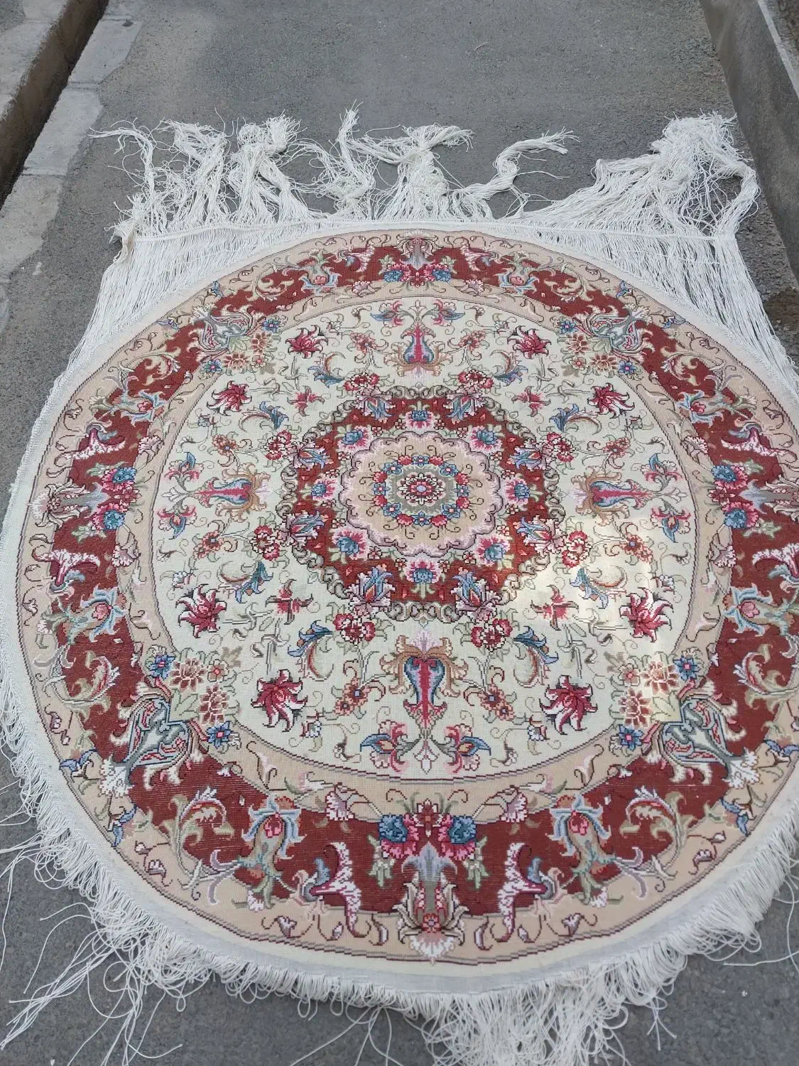 فرش دایره|فرش|باسمنج, |دیوار