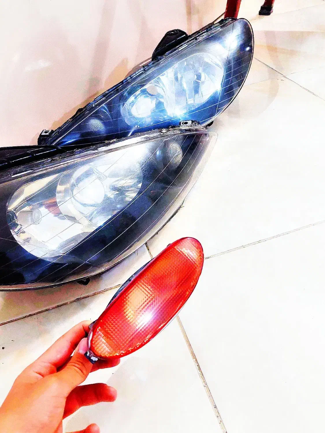 چراغ جلو 206 اسپورت سالم|قطعات یدکی و لوازم جانبی|چناران, |دیوار