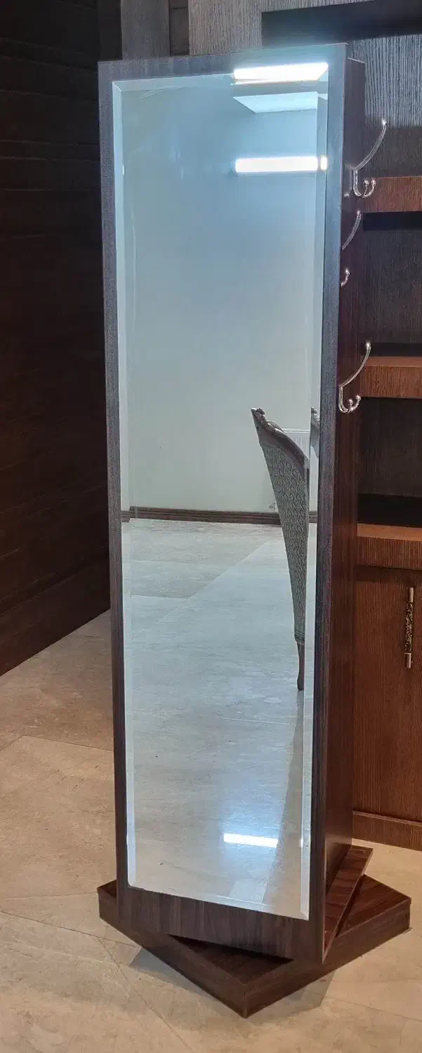 آینه و چوب لباسی گردان|جاکفشی، کمد، دراور|اصفهان, طامه|دیوار