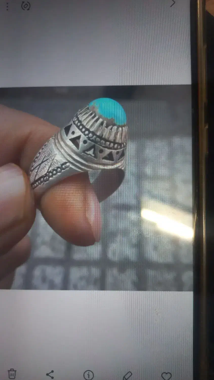 انگشترفیروزه نیشابور اصل|جواهرات|تربتحیدریه, شهرک ولیعصر|دیوار