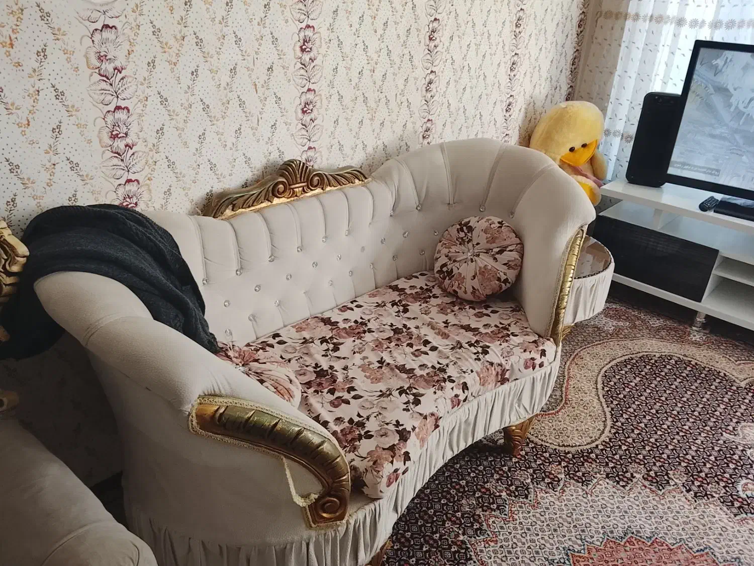 مبل راحتی وشزلونی تمیز دودست|مبلمان خانگی و میز عسلی|اردبیل, |دیوار