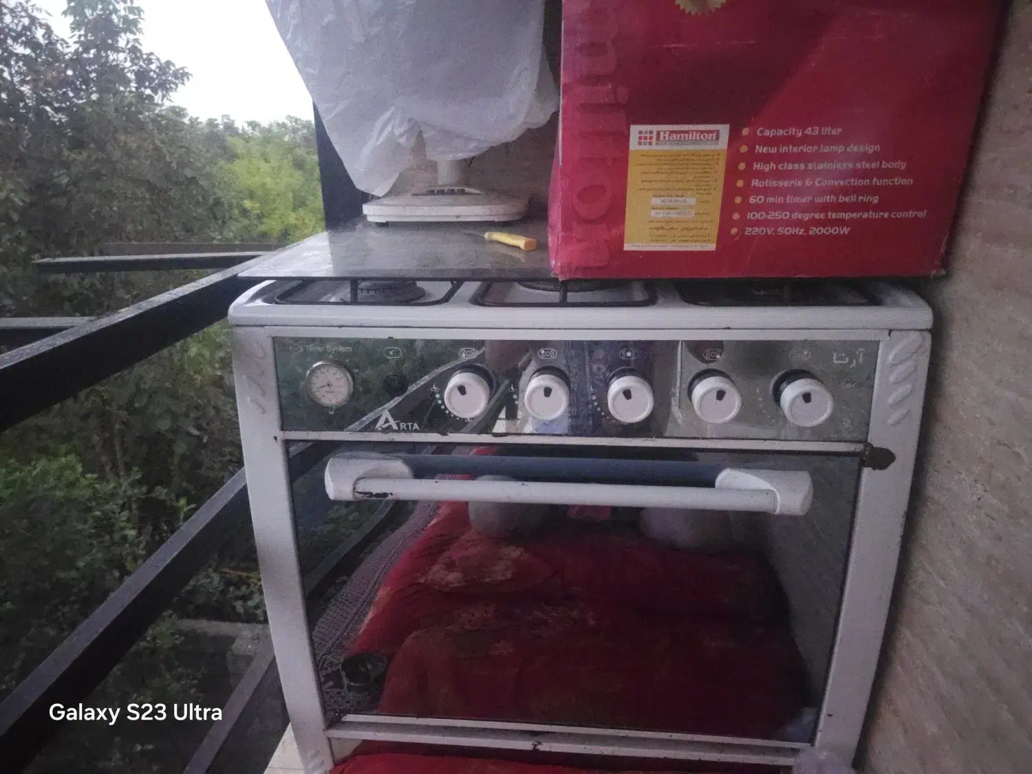 اجاق گاز ۵شعله|اجاق گاز و لوازم برقی پختوپز|خرمآباد (تنکابن), |دیوار