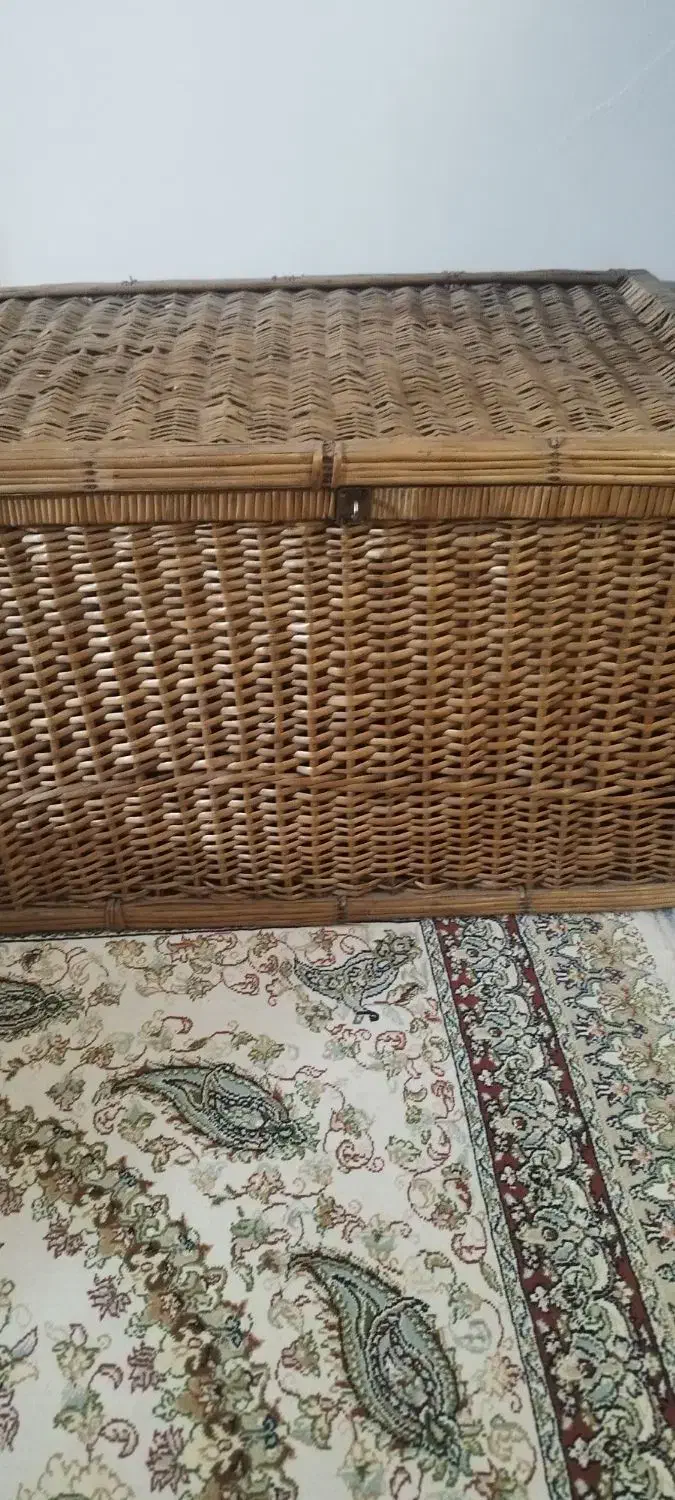 سبد حصیری کارکرده ابعاد طول ۳۰در۶۰قی۰۲۰۰ت۵۰۰|رختخواب، بالش، پتو|تهران, سبلان (لشگر)|دیوار