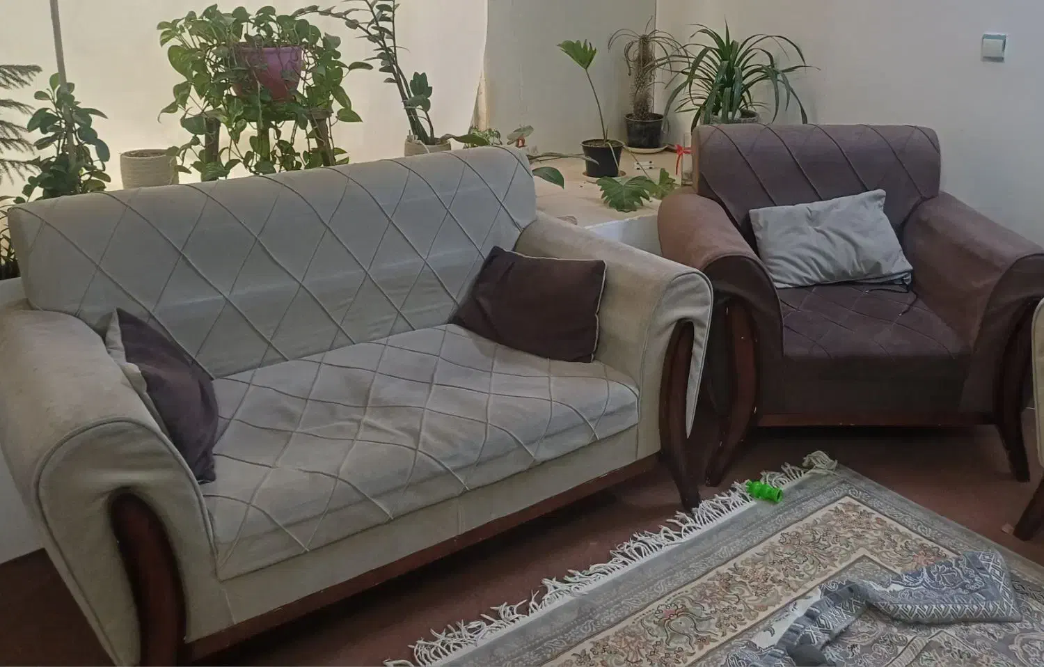 مبل راحتیه هفت نفره|مبلمان خانگی و میز عسلی|شاندیز, |دیوار