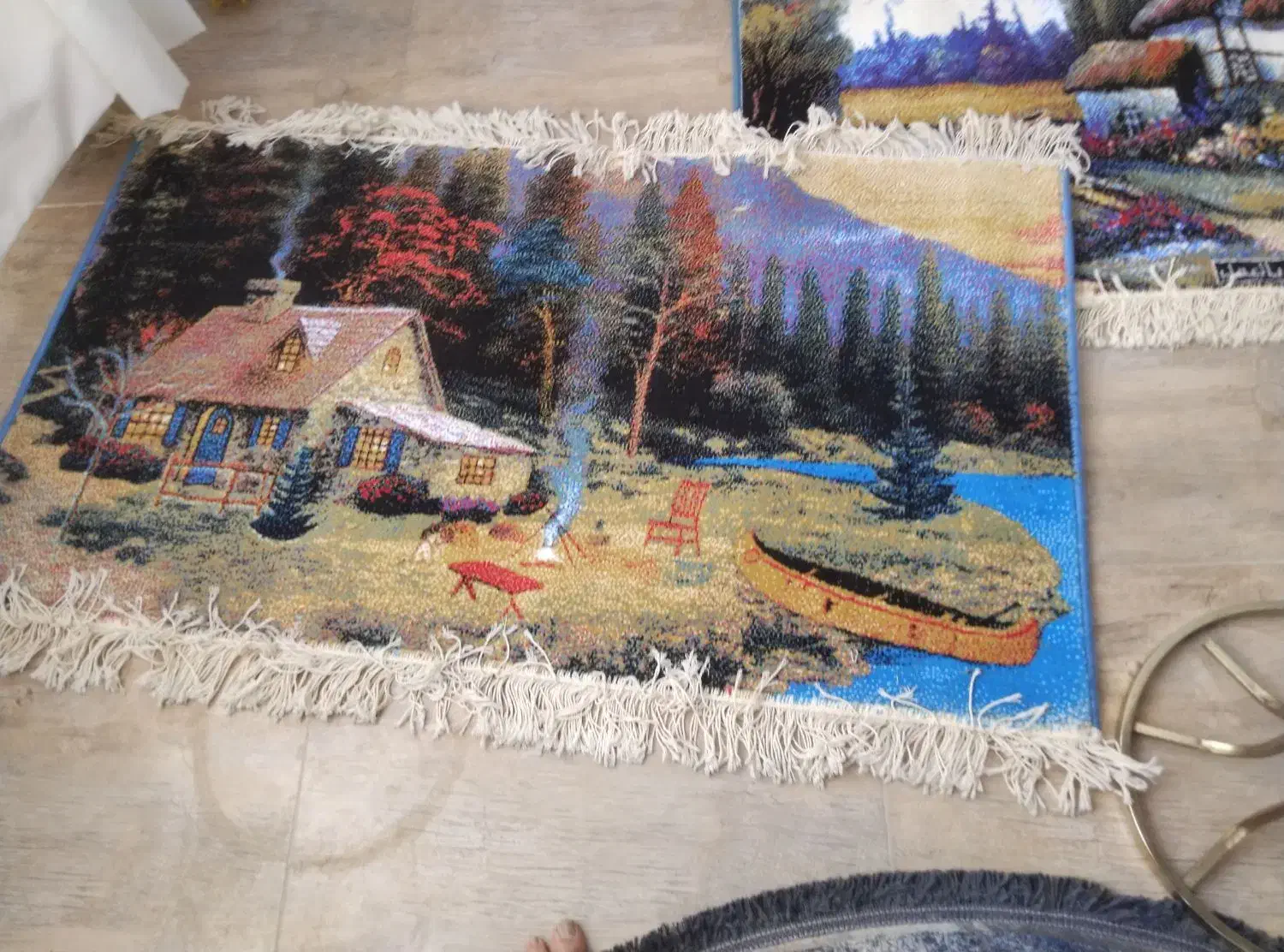 میزعسلی 4عددبادوتاتابلوفرش|مبلمان خانگی و میز عسلی|اقلید, |دیوار