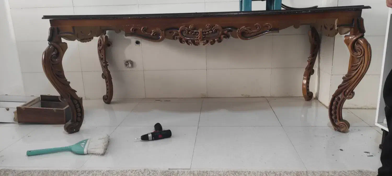 میز غذا خوری و کنفرانس|میز و صندلی غذاخوری|قم, شاه سید علی|دیوار