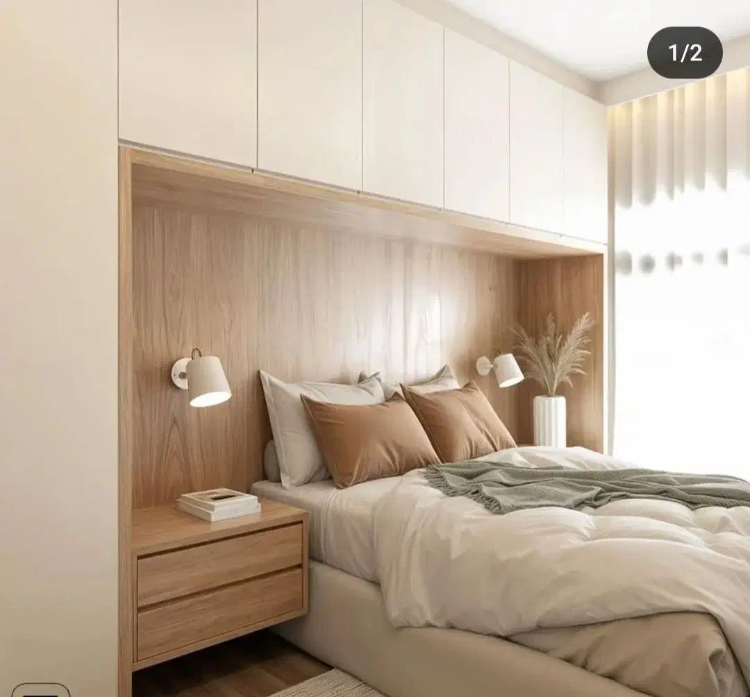 طراحی و اجرا سرویس خواب و کلوزت و کمد و تخت تاشو|تخت و سرویس خواب|اندیشه, اندیشه فاز ۱|دیوار