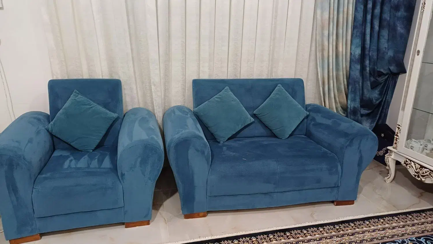 مبلمان 7نفره|مبلمان خانگی و میز عسلی|بوژگان, |دیوار