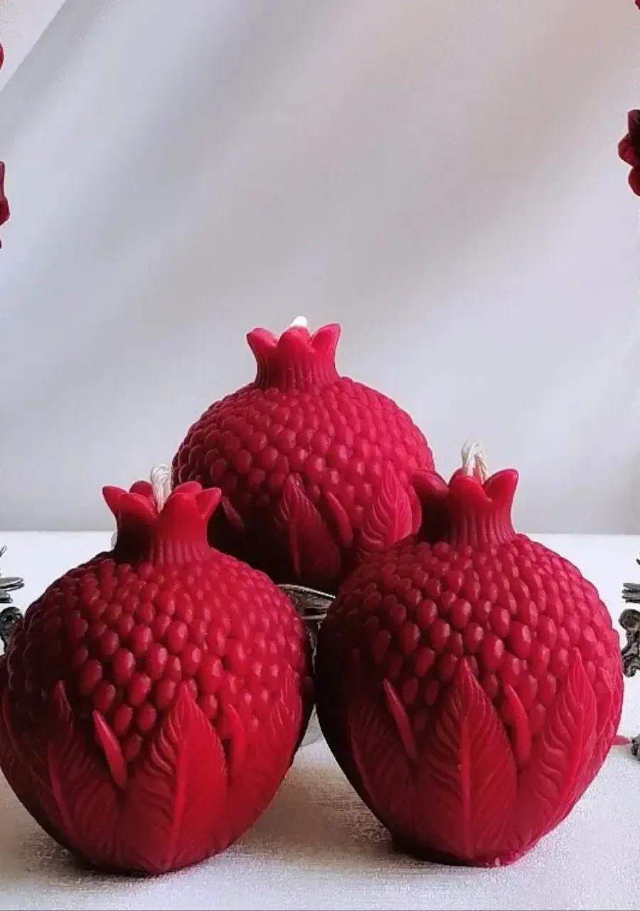 شمع انار و کدوی شب یلدا|صنایع دستی و سایر لوازم تزئینی|مشهد, رده|دیوار