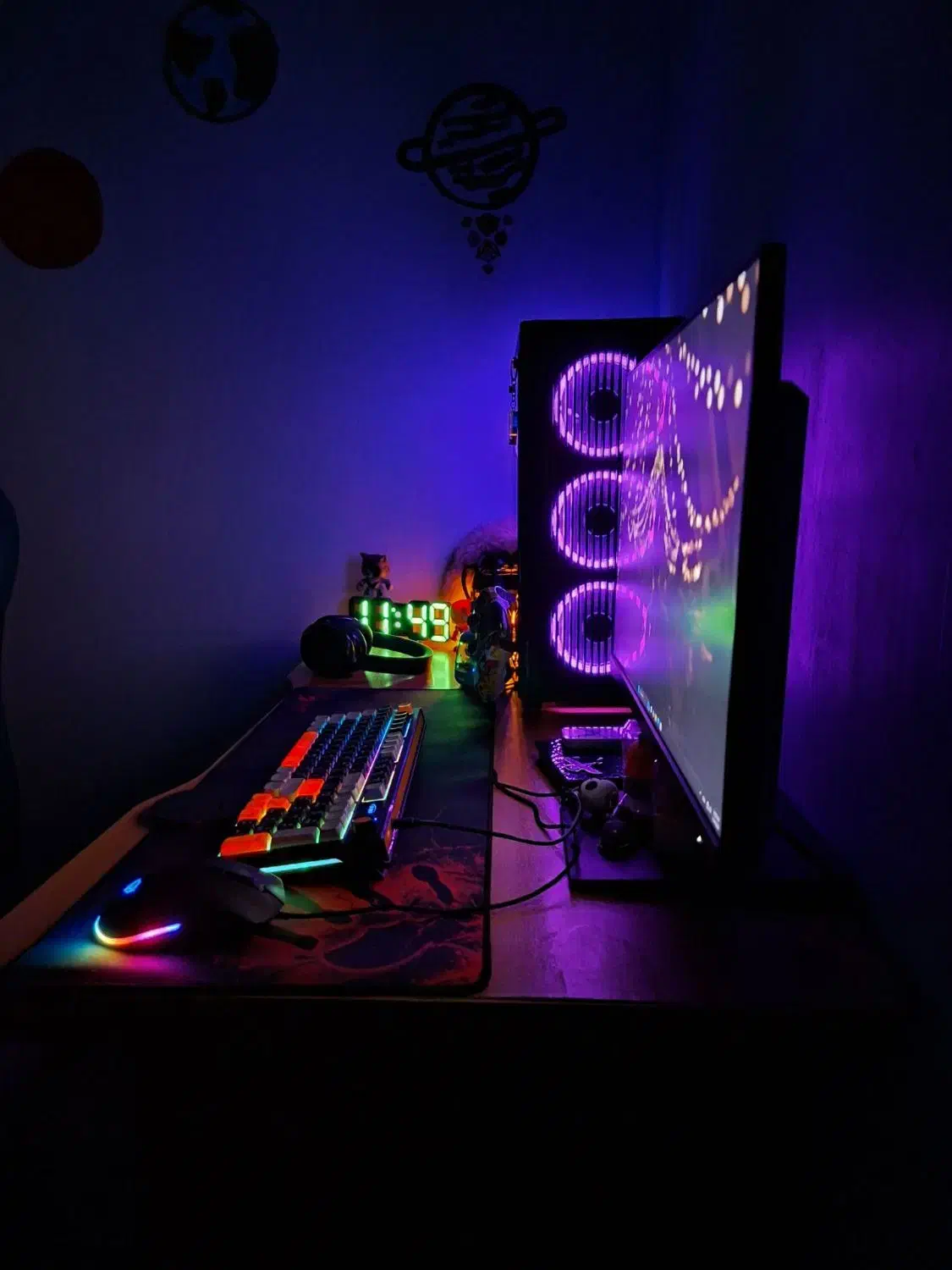 کیبورد RGB|قطعات و لوازم جانبی رایانه|گلستان (تهران), |دیوار