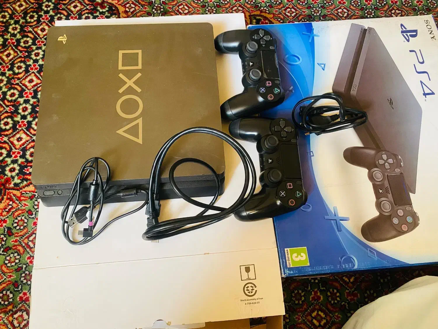 پی اس اسلیم یک ترا PS4 SLIM 1T دو دسته کپی خور|کنسول، بازی ویدئویی و آنلاین|سراوان, |دیوار