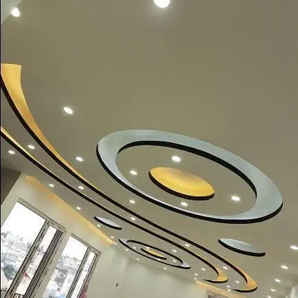 کناف و لاین نوری سقف کاذب و پی وی سی|خدمات پیشه و مهارت|روانسر, |دیوار