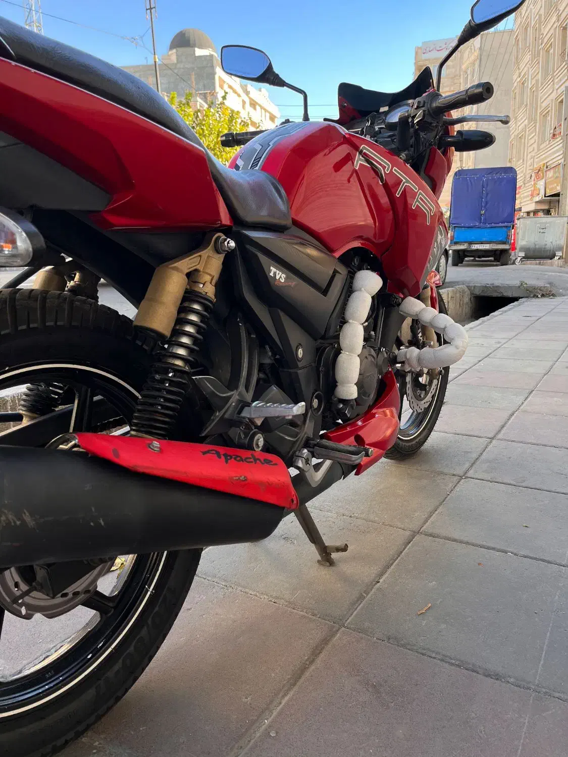 آپاچی180 معاوضه با پراید|موتورسیکلت|قدس, شهرقدس|دیوار