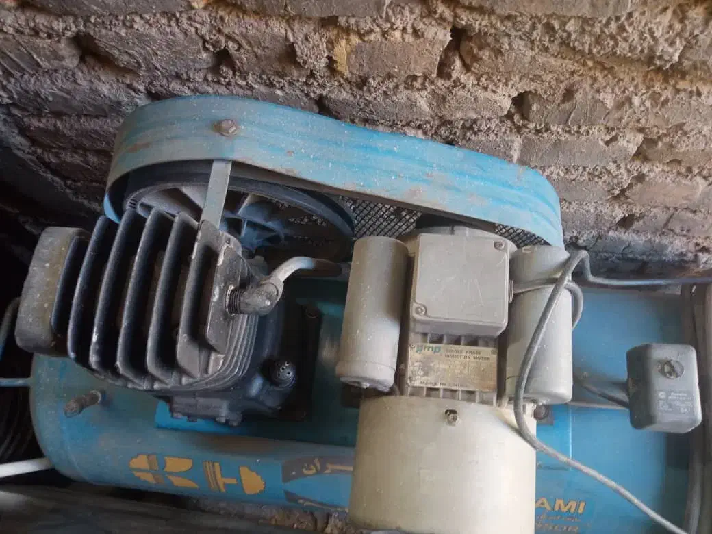 پمپ باد ۱۵۰ لیتری کم کارکرده|مصالح و تجهیزات ساختمان|شاهین‌شهر, گزبرخوار|دیوار