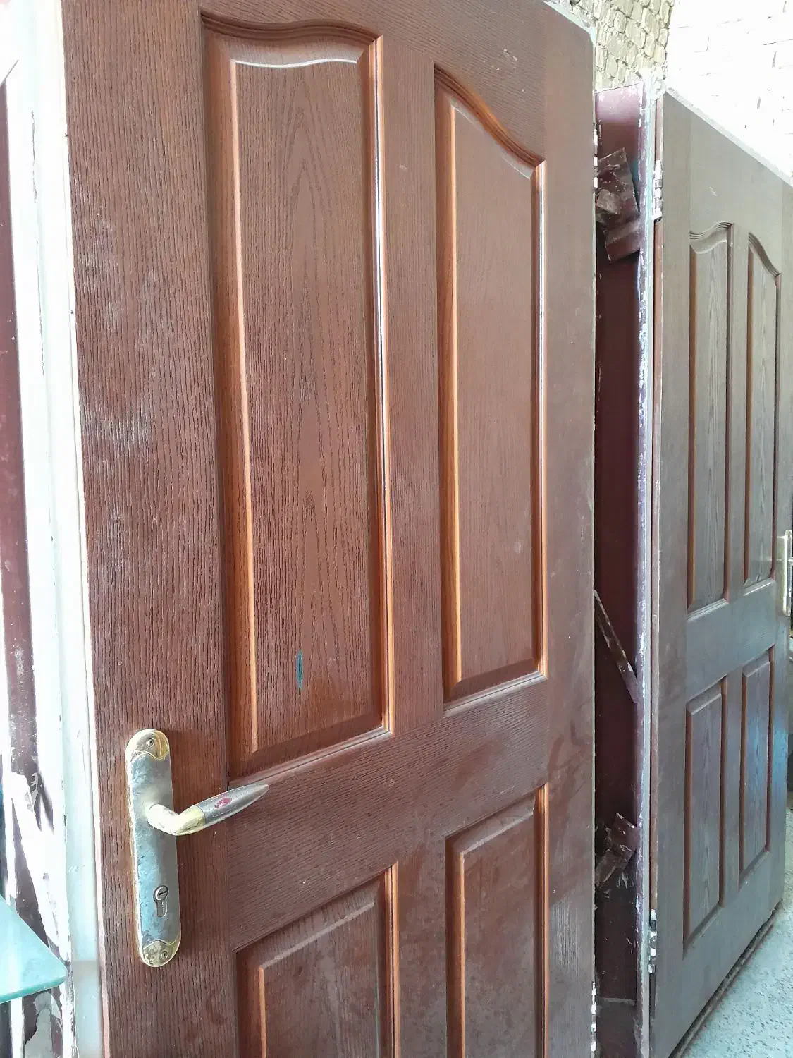 درب ضد سرقت یو پی وی سی کمد دیواری|مصالح و تجهیزات ساختمان|شیراز, قلات|دیوار