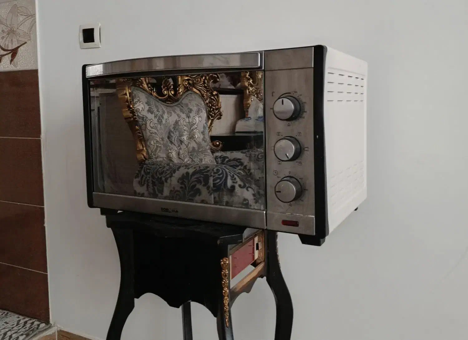 مایکروفر، در حد صفر، ارزان، همراه با جوجه گردان|اجاق گاز و لوازم برقی پختوپز|بوکان, |دیوار