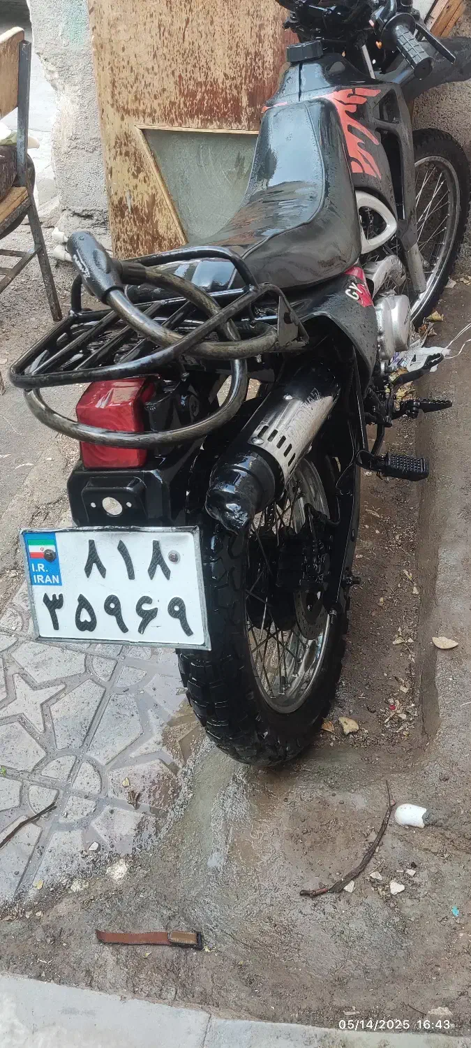 تریل 200 پرواز مدل 1389 پلاک ملی|موتورسیکلت|کرمان, |دیوار