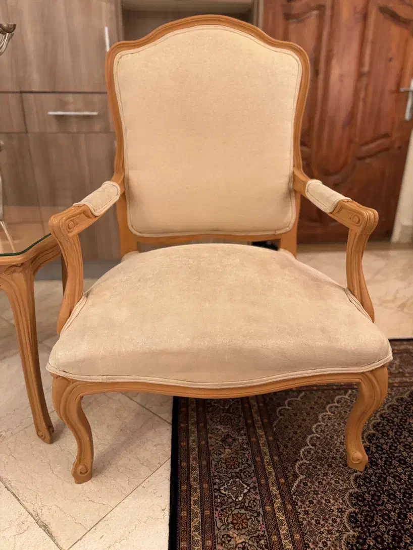 ست مبلمان ۷ نفره فرانسوی با ناهار خوری ۸ نفره|مبلمان خانگی و میز عسلی|تهران, اقدسیه|دیوار